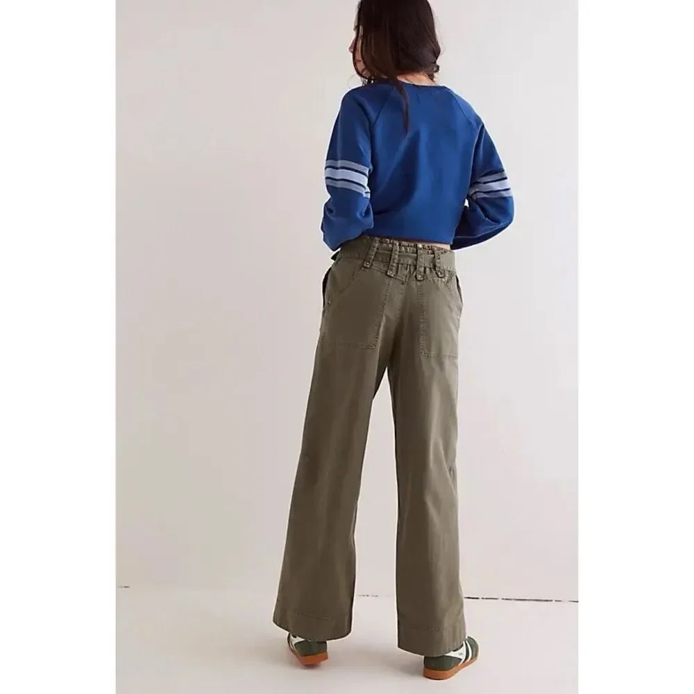 Free People We The Free Sloane Belted Pants - Picture 5 of 9